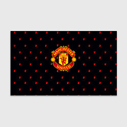 Бумага для упаковки Манчестер Юнайтед розы текстура