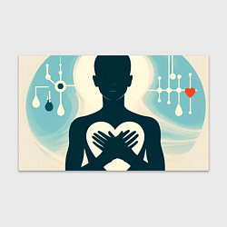 Бумага для упаковки Сердце донора, цвет: 3D-принт