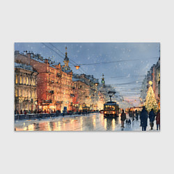 Бумага для упаковки Вечер Санкт-Петербурга, цвет: 3D-принт