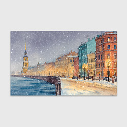 Бумага для упаковки Санкт-Петербург - снегопад