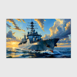 Бумага для упаковки Мощь российского флота, цвет: 3D-принт