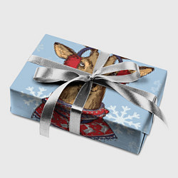 Бумага для упаковки Зимний олень, цвет: 3D-принт — фото 2