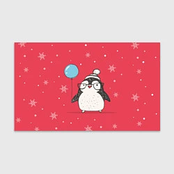 Бумага для упаковки Влюбленная пингвинка, цвет: 3D-принт