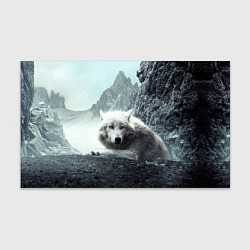 Бумага для упаковки Волк в горах, цвет: 3D-принт