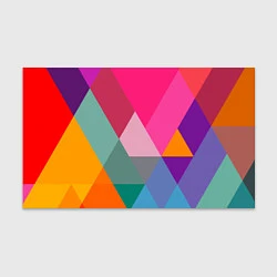 Бумага для упаковки Разноцветные полигоны, цвет: 3D-принт