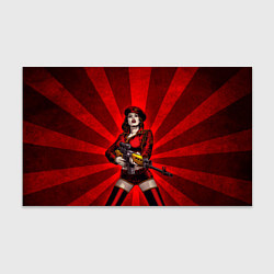 Бумага для упаковки Red alert girl