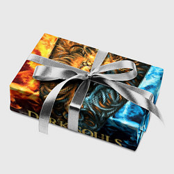 Бумага для упаковки Dark Souls: Lion Shield, цвет: 3D-принт — фото 2