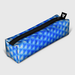 Пенал для ручек Синие соты, цвет: 3D-принт