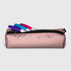 Пенал для ручек Шотландка Розовая, цвет: 3D-принт — фото 2