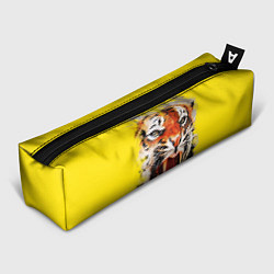 Пенал для ручек Оскал тигра, цвет: 3D-принт
