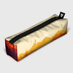 Пенал для ручек Горы закат пейзаж лиса арт, цвет: 3D-принт