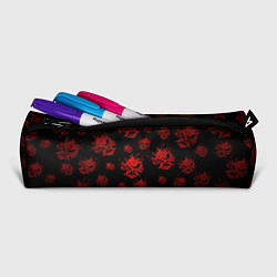 Пенал для ручек Samurai pattern - красный, цвет: 3D-принт — фото 2