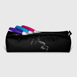 Пенал для ручек Черный кот, цвет: 3D-принт — фото 2
