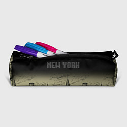 Пенал для ручек Нью-Йорк, цвет: 3D-принт — фото 2