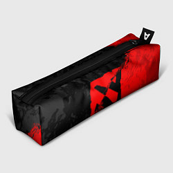 Пенал для ручек DOTA 2 RED BLACK LOGO, БРЫЗГИ КРАСОК, цвет: 3D-принт
