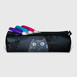 Пенал для ручек Космический кот в планетах, цвет: 3D-принт — фото 2