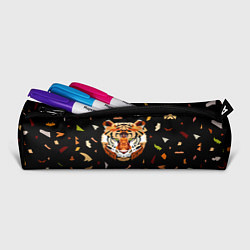 Пенал для ручек Кусочки Тигра, цвет: 3D-принт — фото 2