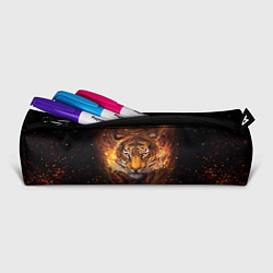 Пенал для ручек Огненный тигр Сила огня, цвет: 3D-принт — фото 2