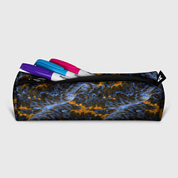 Пенал для ручек Оранжево-Синяя Вулканическая Лава, цвет: 3D-принт — фото 2