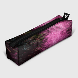 Пенал для ручек Неоновые волны на воде - Розовый, цвет: 3D-принт