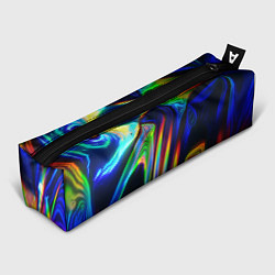 Пенал для ручек Волнообразные абстрактные линии, цвет: 3D-принт