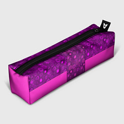 Пенал для ручек Розовый комбинированный неоновый узор, цвет: 3D-принт