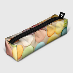 Пенал для ручек Разноцветные пирожные Макарон, цвет: 3D-принт