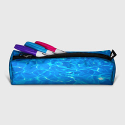 Пенал для ручек Абстрактные волны бассейна - текстура, цвет: 3D-принт — фото 2