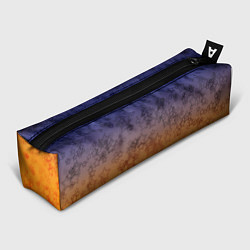 Пенал для ручек Желто-синий звездный узор, цвет: 3D-принт
