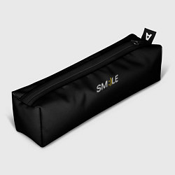 Пенал для ручек Надпись smile, цвет: 3D-принт