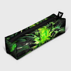 Пенал для ручек Fractal green explosion, цвет: 3D-принт