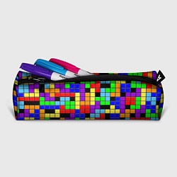 Пенал для ручек Тетрис цветные блоки, цвет: 3D-принт — фото 2