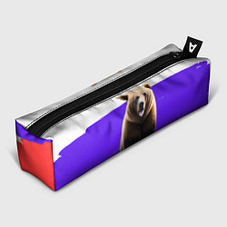 Пенал для ручек Медведь на флаге, цвет: 3D-принт