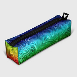 Пенал для ручек Радужные разводы, цвет: 3D-принт