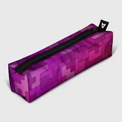 Пенал для ручек Фиолетовые текстуры, цвет: 3D-принт