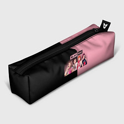 Пенал для ручек Черно-розовый градиент Black Pink, цвет: 3D-принт