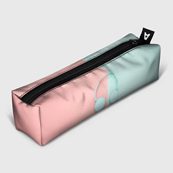 Пенал для ручек Наушники в пастельных тонах, цвет: 3D-принт
