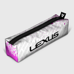 Пенал для ручек Lexus pro racing: надпись и символ, цвет: 3D-принт