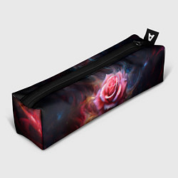 Пенал для ручек Алая космическая роза - Нейросеть, цвет: 3D-принт