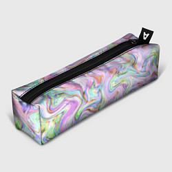 Пенал для ручек Абстрактные розовые волны, цвет: 3D-принт