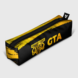 Пенал GTA - gold gradient: надпись и символ