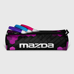 Пенал для ручек Mazda pro racing: надпись и символ, цвет: 3D-принт — фото 2