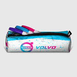 Пенал для ручек Volvo neon gradient style по-горизонтали, цвет: 3D-принт — фото 2