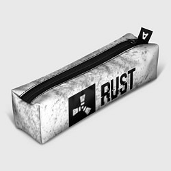 Пенал для ручек Rust glitch на светлом фоне по-горизонтали, цвет: 3D-принт