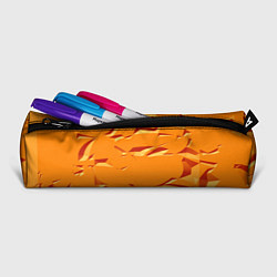Пенал для ручек Оранжевый мотив, цвет: 3D-принт — фото 2