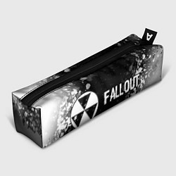 Пенал для ручек Fallout glitch на темном фоне по-горизонтали, цвет: 3D-принт
