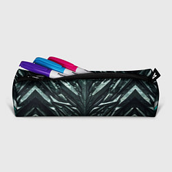 Пенал для ручек Зелёная малахитовая броня, цвет: 3D-принт — фото 2