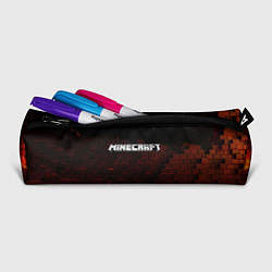 Пенал для ручек Minecraft fire logo, цвет: 3D-принт — фото 2
