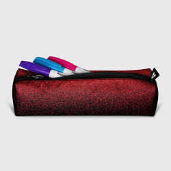 Пенал для ручек Градиент мозаика красно-чёрный, цвет: 3D-принт — фото 2