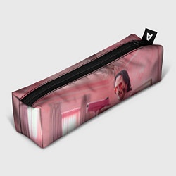 Пенал для ручек Джон Уик в розовом костюме, цвет: 3D-принт